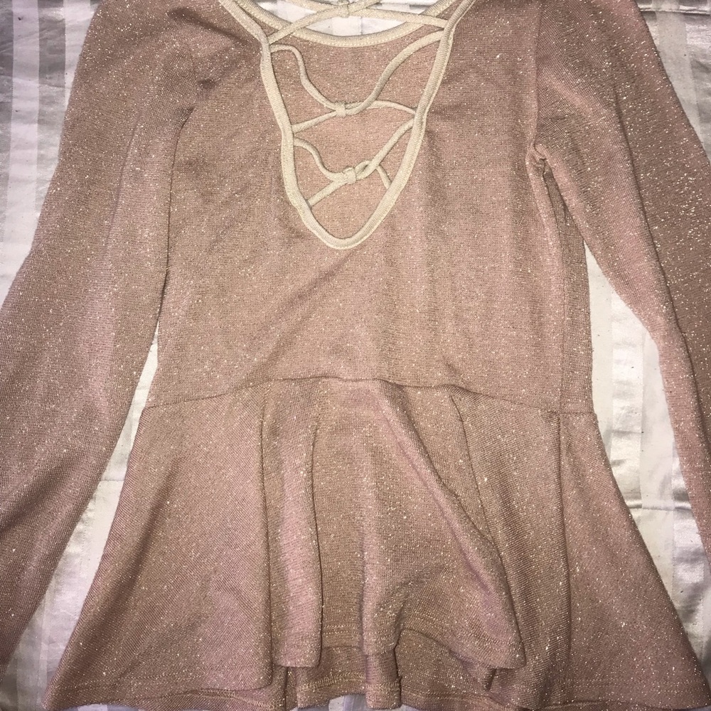 Sparkle long sleeve top!